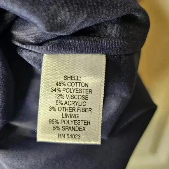 NWT Banana Republic Womens Blue Beige Lined Tweed Side Zip Skirt Size 6 - Picture 3 of 9